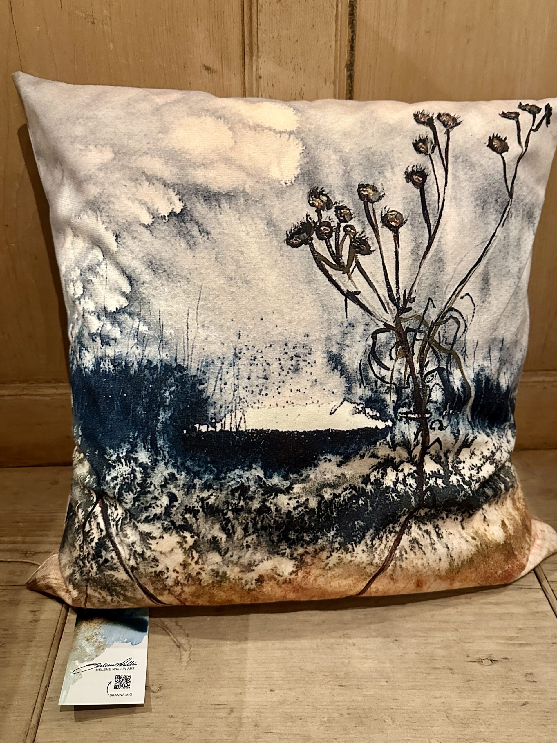 Kuddfodral Renfana i Vinterskrud