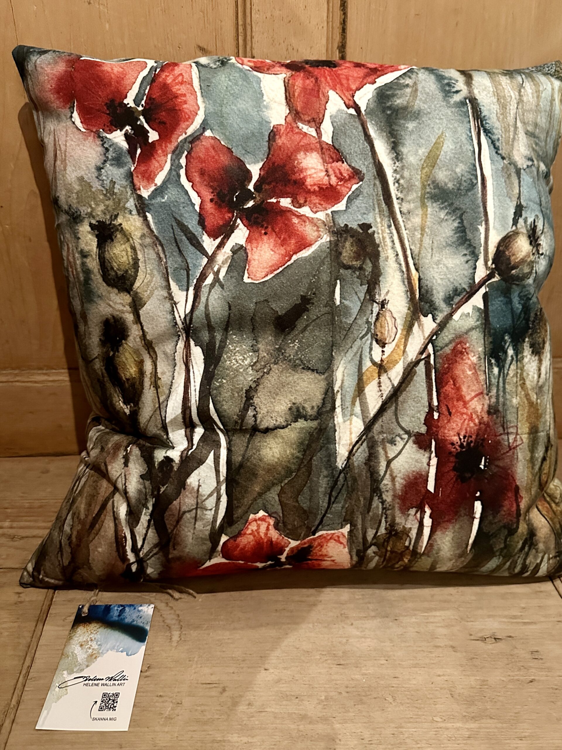 Kuddfodral Vallmo nr:2